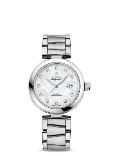 Omega LadyMatic Co-Axial 34 Stainless Steel / MOP / Bracelet